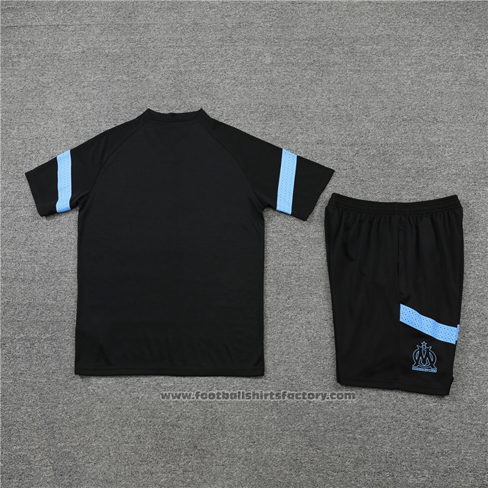 Tracksuit Olympique Marseille Short Sleeve 2022-2023 Black - Shorts